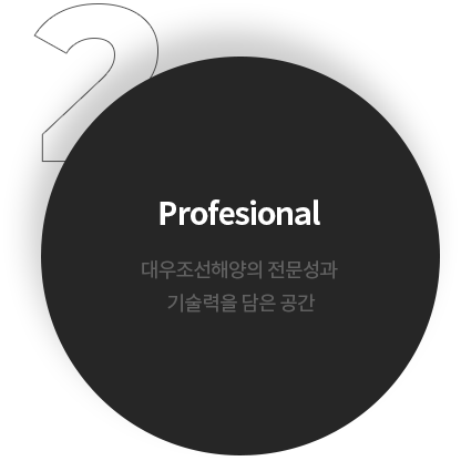 Profesional - 대우조선해양의 전문성과  기술력을 담은 공간